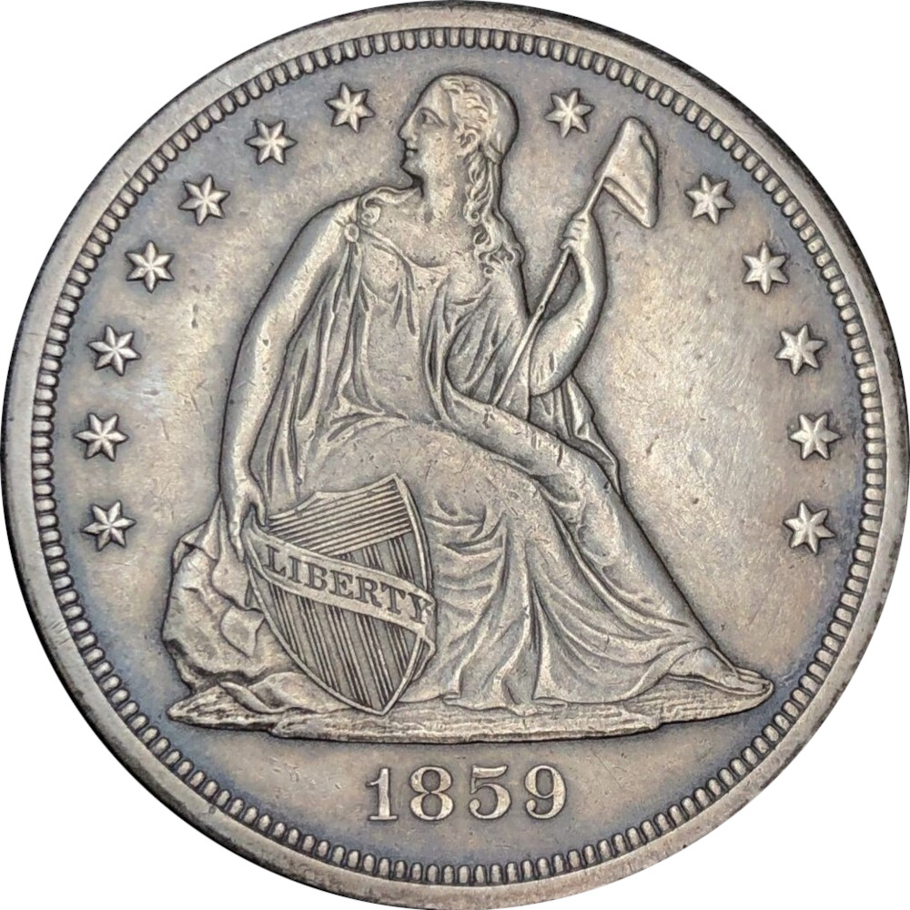 1859-S-$1-Liberty-Seated-Dollar---Osburn-Cushing-1
